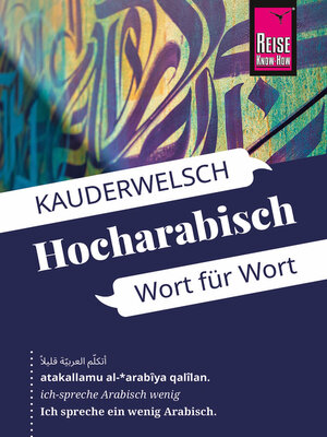 cover image of Reise Know-How Sprachführer Hocharabisch--Wort für Wort